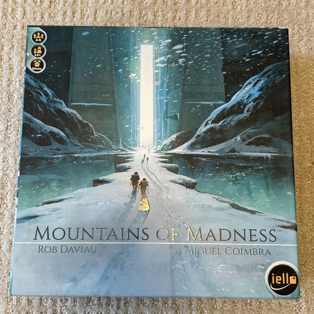 Mountains of Madness - IELLO Board Game Unpunched Sealed Cards Unplayed Dented